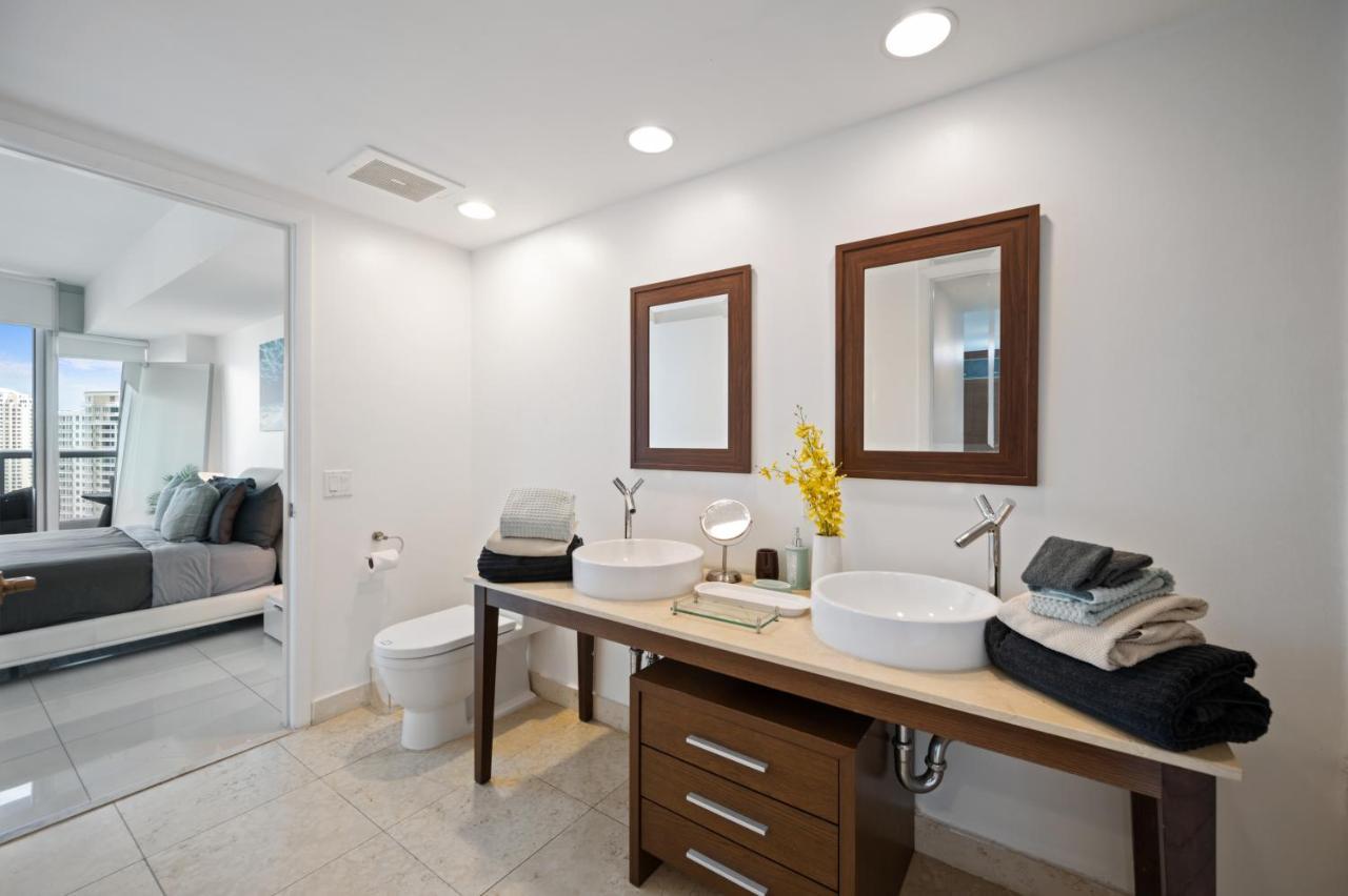 Icon Brickell-29Th Floor Ocean Views-Free Spa Miami Ngoại thất bức ảnh